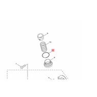 Paul Locomotive Yamaha New Cygnus 125. GTR125. Augur. Force 2.0 Oil Pan Screw Protection Ring 93210-