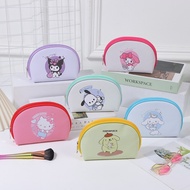 Cute Girl Heart Cosmetic Bag Student Pencil Case Pink Cinnamon Dog Gemini Coin Bag Semicircle Coin P