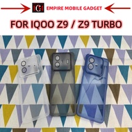 IQOO Z9 / IQOO Z9X / IQOO Z9 TURBO Full Protection Transparent Soft Case with Lens Protectors