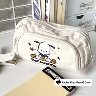 Pacha Dog Flap Double Pencil Case TR2-VN