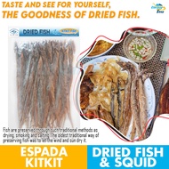 Dried Fish ESPADA KITKIT Espada Thin Fish ( 100g/200g ) Sun Dried Fish Quality Taste Dried seafood