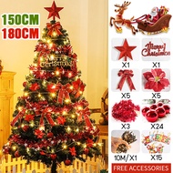 christmas tree with lights and decoration set 3FT 4FT 5FT 6FT