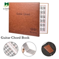 ALANFY Guitar Chord Book Cover, Paperback Folding 6 String Guitar Chord Book Cover, Guitar Chord Chart Portable Folk Vintage Folk Songs Classical Guitar