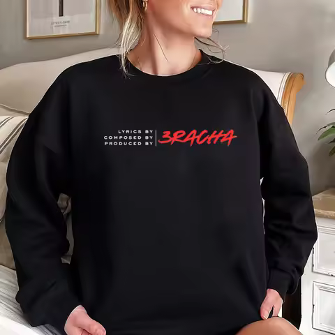 3RACHA Inspired Sweatshirt Trendy Kpop Clothes Korea Fashion Hoodie Men Women Long Sleeves Pullover 