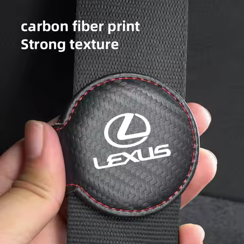Car Seat Belt Fixing Clip Limiter Adjustable Safety Strap Cover For Lexus F SPORT RX300 IS200 IS250 