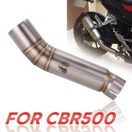 Motorcycle Exhaust Pipe Suitable for HONDA CBR500 CBR500R500F Middle Section Modified Connecting Pip