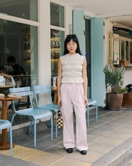 Pudee Home Long Pants กางเกงขายาวเอวสูง (หากของหมด หรือ ตัดตามขนาด รอตัด 1-2 อาทิตย์)