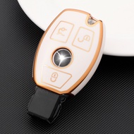 TPU Car Remote Key Case Cover Shell Fob for Mercedes Benz A B R G Class GLK GLA GLC GLR W204 W210 W176 W202 W463