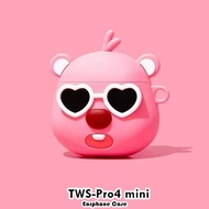 【Fast Shipment】For TWS-Pro4 mini Case Casing Soft Silicone Cool Cartoon Earphone Case Cover NO.3