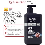 Magicboo Dicora UF Shampoo &amp; Conditioner Weakness Hair 2 In 1 Pro Boost Intense Fortifying (Moringa, Zinc 30 &amp; Biotin)