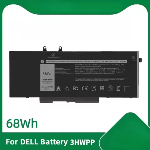 Portable Battery 68Wh 3HWPP Battery For Dell Inspiron 17 7706 2 in 1 Latitude 14 5401 5410 5411 15 5