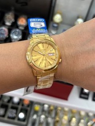 3年原廠保養 日本原裝 J版 全新香港行貨 SEIKO 5 AUTOMATIC WATCH 精工5號系列 自動機械手錶 間金款 SNKE56J1 SNKE56J SNKE56  防水深度30米 實體店