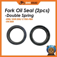 Fork Oil Seal - ER6/ ZXR 250/ Z 750-FBD / VN 500 (2PCS) Double Spring