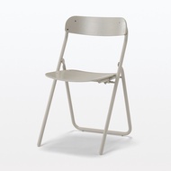 มูจิ เก้าอี้พับโครงเหล็กที่นั่งและพนักพิงไม้ - MUJI Steel Pipe Folding Chair Wooden Seat (W45 x D50 
