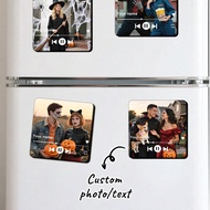 1pc Customized Music Acrylic Fridge Magnet, Personalized Photo & Song Magnetic Music Fridge Sticker,