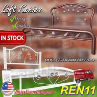 6ft King Size Quality Bed Frame, katil besi ,homestay bed frame