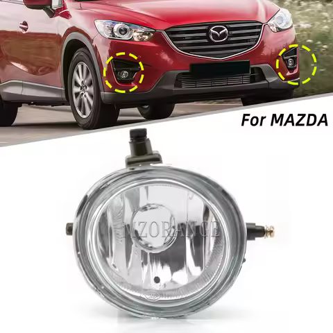 1 PC Foglights for Mazda 6 5 3 2 CX-5 CX-7 CX-9 RX-8 MPV MX-5/Miata Fog Light Without Bulb Front Bum