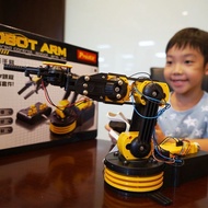 Stem Baogong Children Model Assembly DIY Hydraulic Power Robot Arm 6 Years Old 8 Years Old Over 8 Sc