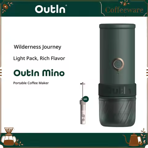 Outin Mino Portable Electric Coffee Maker Small Espresso Extraction Machine For Capsule Coffee Outdo