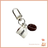 Boom Caffeine Inspire Key Holder Resin Keychain Decorative Charm For Backpacks Purses For Coffee Dri