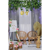 Dekorasi lamaran backdrop VARIASI/Dekorasi lamaran/akadnikah