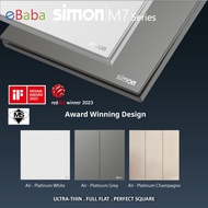 SIMON[European Brand] M7 Series White & Grey Switch / Switches & Socket Outlet 20A 1Way, 20A 2Way , 