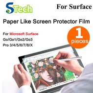 Paper like Screen Protector for Microsoft Surface Pro 3 4 5 6 7 Pro 8 X Go1 Go2 Go3 Paper Matte PET Film [Not Tempered Glass]