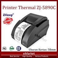 Zjiang ZJ-5890C ORIGINAL 58mm Thermal Printer ZJ 5890 Receipt Printing/ Barcode Sticker Label
