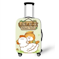 White Rotten Cat Trolley Case Scratch-Resistant Protective Cover Luggage Protective Cover Elastic Thickened Luggage Cover Luggage Cover Protective Cover Dust Cover Luggage