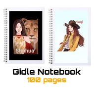 Gidle Notebook Spiral book journal