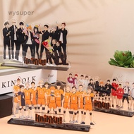 WY1 Anime Haikyuu!! Group Acrylic Stand Model Plate Figures Fans Collect Gifts