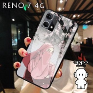 HP Oppo Reno 7 4G Glass Soft Case - Oppo Reno 7 4G Case - Oppo Reno 7 4G Case Oppo H19Н