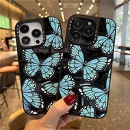 Casing iphone 11/12/13/14/15/16 Pro max Blue Butterfly Case For iPhone 11,12,13,14,15,11PM,12PM,13PM