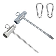 【MT】 Professional Sparks Plug Socket Wrench Chainsaw Wrench 13mm 16mm 17mm 19mm Steel Socket With Ha