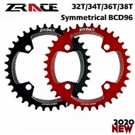 2020 ZRACE Chainrings Chainwheel BCD96 Asymmetrical Chainrings,32T 34T 36T 38T AL7075 CNC process, V