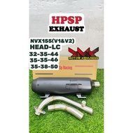 EXHAUST PIPE HPSP, NVX HPSP 32-35-44MM, 35-35-46MM,35-38-50MM CUTTING STD (FOR USE LC HEAD ONLY)