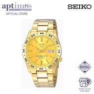 [Aptimos] Seiko Seiko5 Sports SNKE06K1 Gold Dial Men Automatic Ip Gold Plated Bracelet Watch