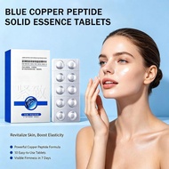 Blue Copper Peptide Solid Essence Tablets Firming Reducing Skincare Tablets Wrinkles I6E6