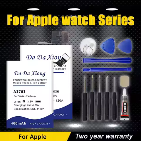 A2327 A2345 A2181 A2277 A2059 A2058 A1850 A1848 A1875 Battery For Watch Series 1 2 3 4 5 6 GPS LTE 3