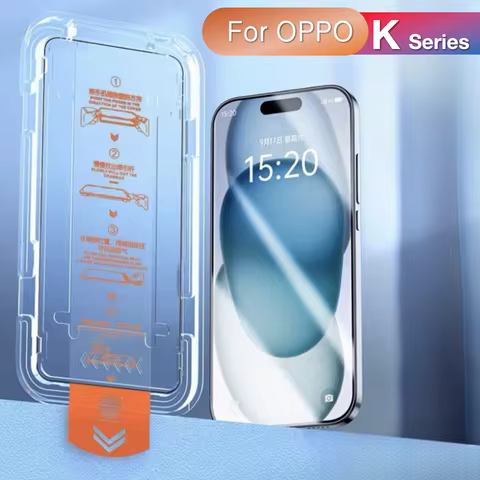 For OPPO K3 K5 K7 K7X K9 K10 K11 K11X K10X R15 R17 F11 Pro 5G Tempered Glass Screen Protector Easy I