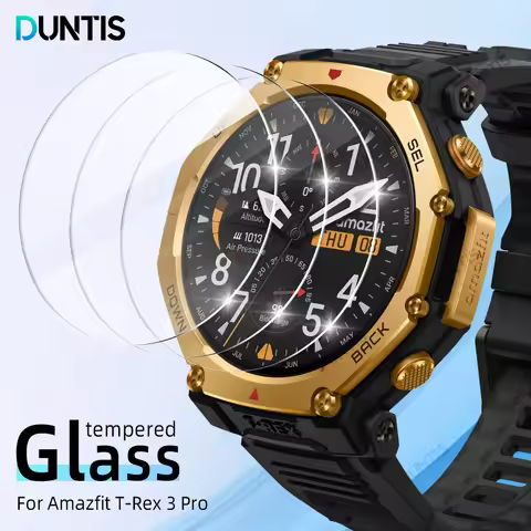 Screen Protector Glass For Amazfit T-Rex 3 Pro Scratch resistant HD Protective Glass For Amazfit T-R