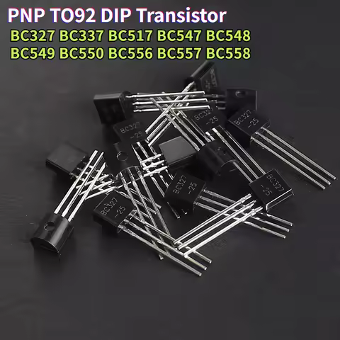 50-200pcs Assorted PNP TO92 DIP Transistor - BC327 BC337 BC517 BC547 BC548 BC549 BC550 BC556 BC557 B