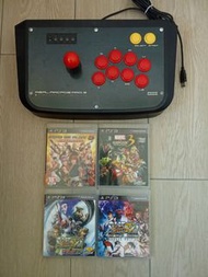 Real Arcade Pro. 3 大手掣 注意：PS3專用 + Dead or Alive 5 + Marvel vx Capcom 3 + Super Street Fighter IV 2隻 