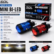 Mini Biled H4 SQL OCP 3 Mini Headlight White and Yellow LaserDEVIL