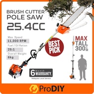 PRODIY GC430 Chain Saw Pole Chainsaw Long Pruning Saw Gergaji Pokok Mesin Gergaji Telescopic Chainsaw Gasoline