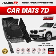 Fusion R 7D Car Carpet bmw X1 2016-Present Premium Full Set Trunk Car Carpet Custom FIT Mats