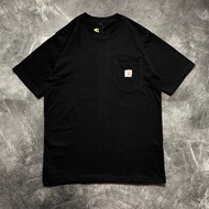 T shirt Carhartt Wip Pocket Full Tag Label Wos Kaos Pocket Carhartt Pria Wanita