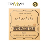 Ukulele Strings Set For Concert, Tenor, Soprano BWS