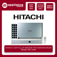 Hitachi 1.5HP Full DC Inverter Window Type Aircon RA-15HV