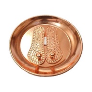 Maa Laxmi Charan Paduka Yantra Diwali Puja Gift Thali (Pack Of 2)